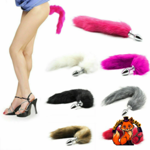 Plug Cola De Zorro, Plug Anal, Varios Colores